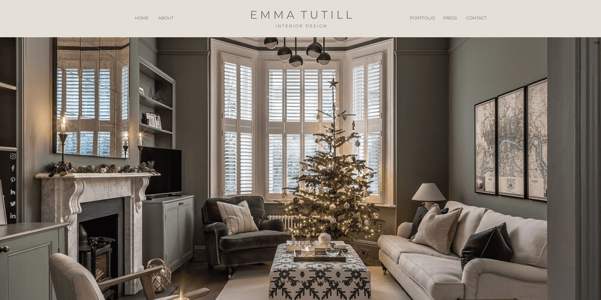 Bespoke Website Development for Emma Tutill Interior Architecture Studio